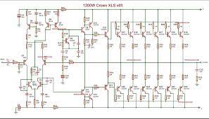 Xls 3u input pwa & output pwa schematics. 1200w Power Amplifier Crown Xls 1200 Electronic Circuit