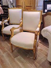 This is not to be confused with brass. Antique Gold Gilt Carved Arm Chair French Louis Xvi Two Etsy Armchair Carved Arm Chair Accent Chairs For Living Room