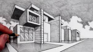 How To Draw In 2 Point Perspective Modern House Youtube Love the way these tree houses turned out! how to draw in 2 point perspective modern house