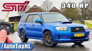スバル•フォレスター subaru foresutā) is a compact crossover suv (sport utility vehicle) that's been manufactured since 1997 by subaru. 340hp Subaru Forester Sti Review On Autobahn No Speed Limit By Autotopnl Youtube