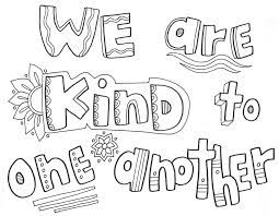 Color the pictures online or print them to color them with your paints or crayons. Be Kind Coloring Pages Coloring Home