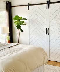 When the other furniture has the same concept as well, the entire bedroom can just feel more relaxing. 10 Cheap Diy Closet Doors That Can Make A Big Impact Diy Closet Doors Bedroom Closet Doors Wood Closet Doors