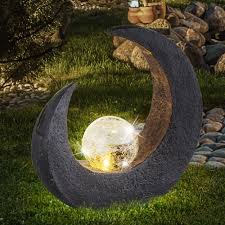 Ein mit sand gefüllter kammer würde einen. 2x Led Solar Aussen Lampen Bronze Glas Kugel Garten Weg Boden Mond Sichel Steh Leuchten Schwarz Braun Kaufen Bei Www Etc Shop De Gmbh Co Kg
