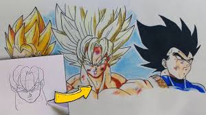 In this drawing game, you use dice to decide what parts of the drawing you will draw. How To Draw Dragon Ball Z Characters Very Easy Tutorial Youtube
