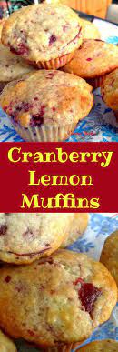 Cranberry Lemon Muffins Incredibly Easy Recipe And Of Course Very Tasty Lovefoodies Com Lemon Cranberry Muffins Lemon Muffins Cranberry Recipes
