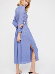 Maybe you would like to learn more about one of these? Free People Synthetic Flora Midi Dress In Chambray Blue Lyst