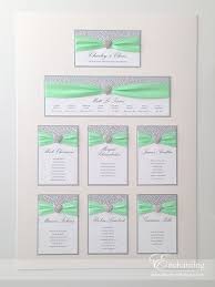 Mint And Silver Wedding Stationery The Ariel Collection