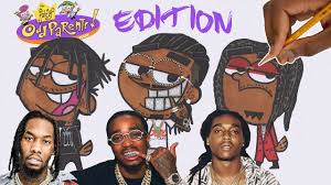 Draw Rappers As Cartoons Migos Atl Rapper Art Migos Hip Hop Art