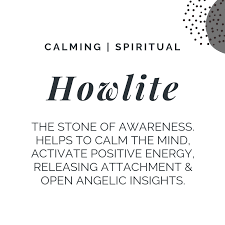 Howlite Gemstone Meaning Crystal Healing Stones Gemstone Meanings Howlite Gemstone