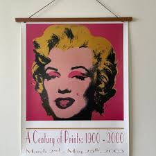 PETER BLAKE En homenaje a Marilyn Monroe, 1990 cartel original de la  exposición
