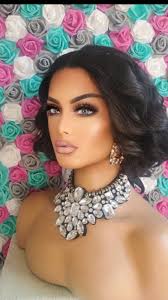 HD Human Hair Blend Lace Font Curly Bob