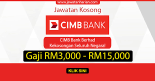 Cimb group has the widest retail branch network across the region and is an indigenous asean investment bank. Terbaru Jawatan Kosong Cimb Bank Berhad Mobile