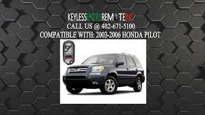 How To Change A 2003 2007 Honda Pilot Key Fob Remote Battery Fcc Id Nhvwb1u521 Key Fob Programming Instructions 2007 Honda Pilot Honda Pilot Key Fob