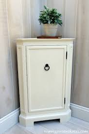 This tissue corner stand cabinet offers ample storage space with 1 top tissue compartment, 2 bottom shelves. Diy Corner Cabinet Inspired By Catalog Retailer Free Plans Saws On Skates