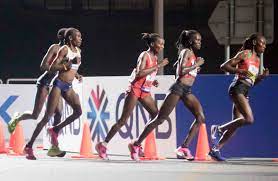 Peres jepchirchir of kenya won the gold in 2:27:20, while. Datei Doha 2019 Women S Marathon 07 Jpg Wikipedia