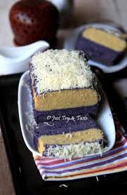 Resep Cake Lapis Talas Kukus Dengan Vla Talas Tea Cake Makanan Enak Makanan