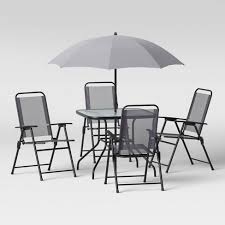 Browse our range of dining room essentials to make home entertaining a pleasure. 6pc Folding Patio Dining Set Gray Room Essentials Target