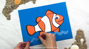 Fishes coloring sheets are very popular with kids, who take immense pleasure drawing and painting 13. Easy Clownfish Craft For Preschool
