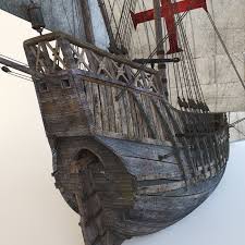 3ds Max Ship Santa Maria Model Ship Building Santa Maria Model Ships
