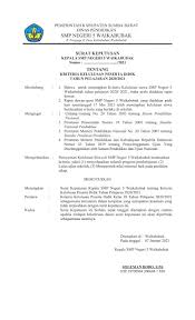 Contoh blanko kelulusan siswa : Contoh Surat Keputusan Sk Kriteria Kelulusan Siswa Jenjang Sd Mi Dapodik Co Id