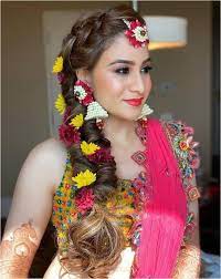 15 Latest Elegant And Mesmerizing Hairstyles For Lehenga Choli In 2021 Lehenga Hairstyles Bridal Hairstyle Indian Wedding Hair Styles