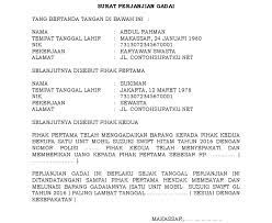 May 14, 2021 · surat perjanjian peminjaman uang dengan jaminan selain adanya surat perjanjian, meminjam uang, terutama dalam nominal yang sangat besar sebaiknya menggunakan jaminan. Contoh Surat Kuasa Jaminan Bpkb Motor Kumpulan Surat Penting