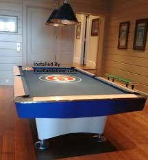 Completed Special Brunswick Gold Crown Refurbish Pool Table Installation In 2020 Pool Table Pool Table Movers Game Room Design