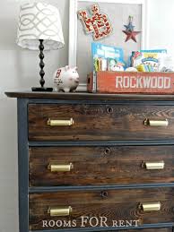To transform this plain bedroom, the homeowners decided to tear down the dropped ceiling and basic wallpaper. The Ultimate Inspiration Guide For Painted Furniture Makeovers Walnut Bedroom Furniture Vintage Bedroom Furniture Furniture Makeover