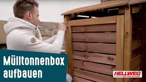 Erst einmal solltest du überlegen seine mülltonnenbox selber bauen zu können hat viele vorteile mülleimerboxen sind im handel oft sehr teuer, vor allem wenn man eine 2er, 3er oder 4er mülltonnenbox benötigt kann man hart verdientes. Mulltonnenverkleidung Aufbauen Schritt Fur Schritt Anleitung Youtube