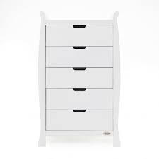 It's simple to match our drawers to your room. Obaby Stamford Sleigh Tall Chest Of Drawers White Cots Cot Beds Furniture From Pramcentre Uk