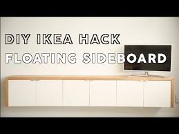 Diy Floating Sideboard Ikea Hack Theworktop Ikea Hack Ikea Diy Diy Ikea Hacks