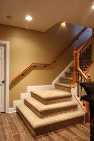 They are designed with safety in mind and therefore have the straight staircase runs straight from the ground floor landing to the basement landing. Basement Stair Landing Houzz