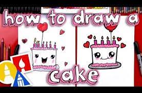 How To Draw A Cute Birthday Cake Art For Kids Hub Art For Kids Hub Cake Drawing Unicorn Wallpaper Cute Choose your favorite cupcake designs and purchase them as wall art, home decor, phone cases, tote bags.