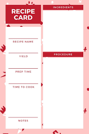 Plus, you can make a copy for every member of the family. Free Online Recipe Card Maker Design A Custom Recipe Card Canva