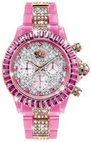 Bayan Saat Modelleri Bayan Saatleri Bling Bling Pembe