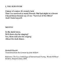 Bertolt Brecht Biography Plays Poems Facts Prose Poetry Poems Poem A Day