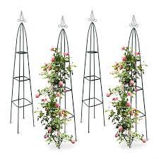 Choose from sturdy aluminum, solid acacia, and rattan garden furniture and find your outdoor favourites here. 4x Kletterhilfe Rankhilfe Obelisk Rankstab Rankgitter Garten Rosenbogen Metall
