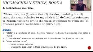Aristotle Nicomachean Ethics Book 2 Ch 6 How To Become Virtuous The Definition Of Moral Virtue Youtube