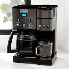 Top 5:☕ best coffee maker for iced coffee in 2021. Cuisinart Coffee Center 12 Cup Coffeemaker And Single Serve Brewer Reviews Crate And Barrel