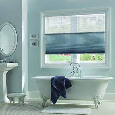 Hookless waffle white bathroom window curtain pair for the. Ideas For Bathroom Window Blinds And Coverings
