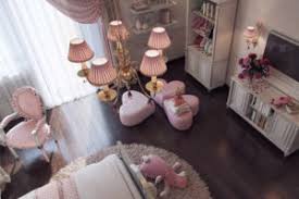 تصاميم غرف نوم بنات وغرف البنات الأنيقة بديكورات رقيقة ديكورات أرابيا