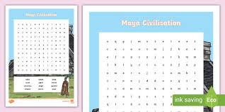 While cursive script writing took a backseat for several years, its usefulness has been rediscovered, and students in the upper elementary grades are below, you will find a large assortment of various handwriting practice worksheets which are all free to print. Mayan Civilisation Word Search Puzzle Answers