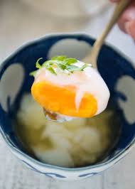 Onsen Tamago Japanese Style Soft Boiled Egg Recipetin Japan Recipe Onsen Tamago Soft Boiled Eggs Onsen Egg