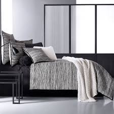 Bring effortless luxury into your bedroom with the comforter set. Flen Black And White Striped Comforter Bedding By Oscar Oliver New York City