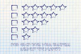 Feedback Chart With Stars To Evaluate The Corporate Social Responsibility