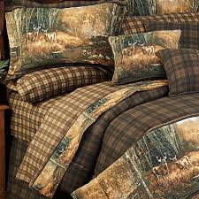 Whether it's a luxury bed set or a more casual fleece ensemble, lodge bedding turns any bedroom into a cabin retreat. Deer Scene Plaid Sheet Set Queen Out Of Stock