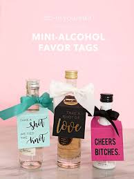 Omg These Diy Mini Alcohol Gift Tags Are The Cutest Alcohol Gifts Tags Mini Alcohol Bottles Mini Alcohol Gifts