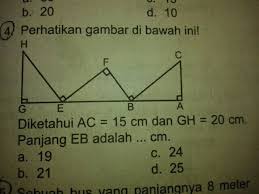 Maybe you would like to learn more about one of these? Diketahui Ac 15 Cm Dan Gh 20 Cm Panjang Eb Adalah Cm Brainly Co Id