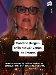 As actor Candice Bergen presented the award for Outstanding Lead Actress in  a Comedy Series at the Emmys