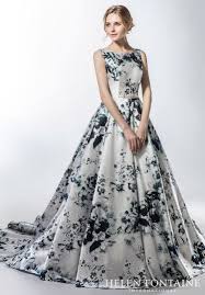 Floral Print Elegant A Line Bride Reception Dress In Satin Style Hfw2749 Bride Reception Dresses Gowns Dresses Dresses